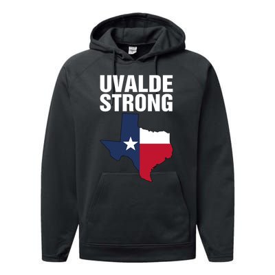 Uvalde Strong Shirt Pray For Texas Uvalde Strong Trendy Performance Fleece Hoodie