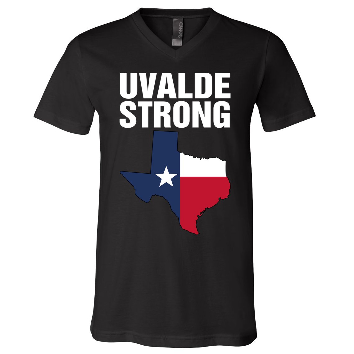 Uvalde Strong Shirt Pray For Texas Uvalde Strong Trendy V-Neck T-Shirt