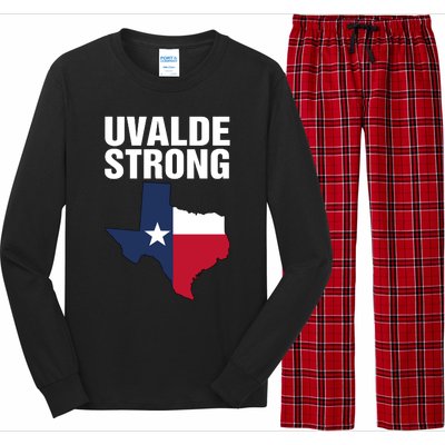 Uvalde Strong Shirt Pray For Texas Uvalde Strong Trendy Long Sleeve Pajama Set