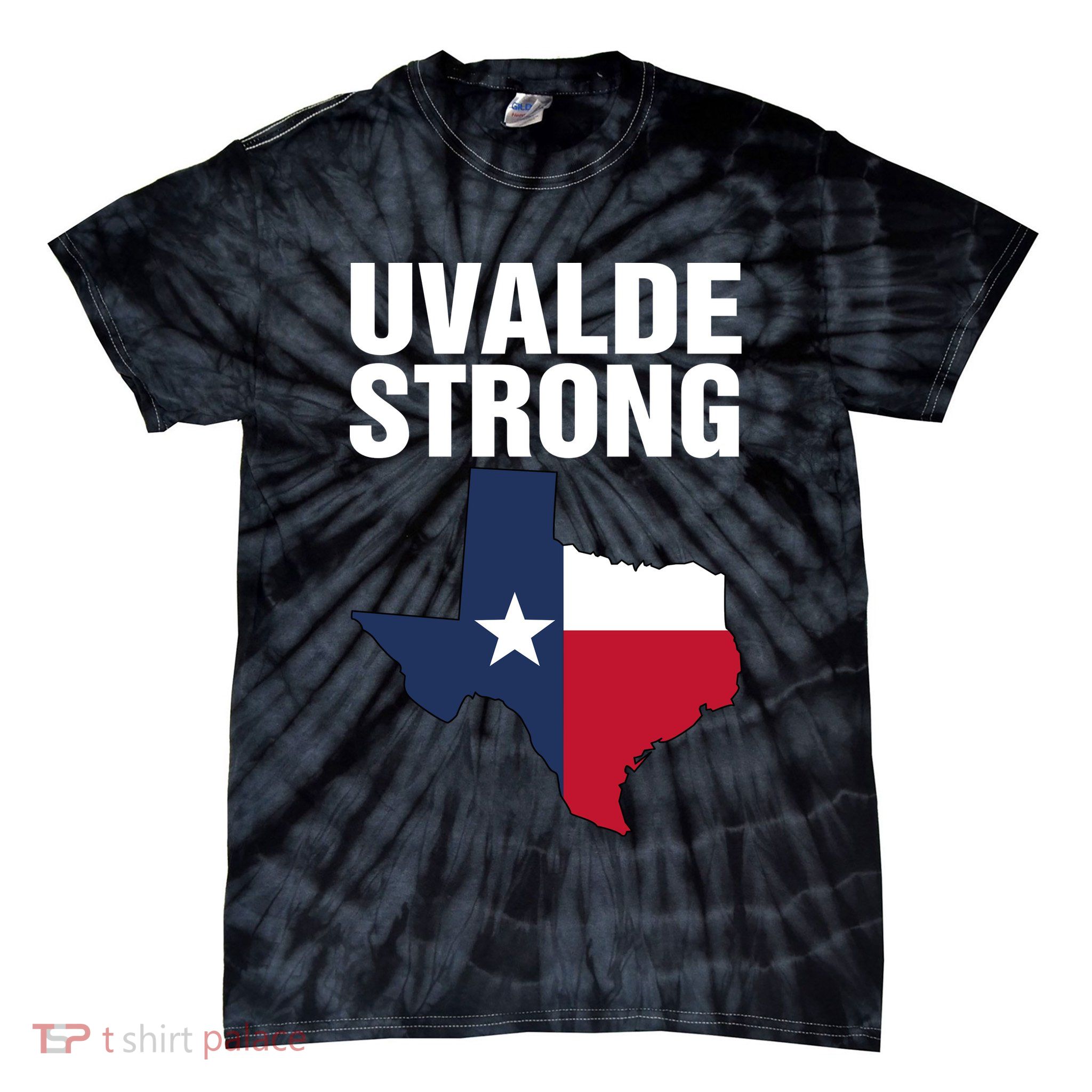 Uvalde Strong Shirt Pray For Texas Uvalde Strong Trendy Tie-Dye T-Shirt
