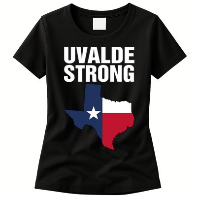 Uvalde Strong Shirt Pray For Texas Uvalde Strong Trendy Womens T-Shirt