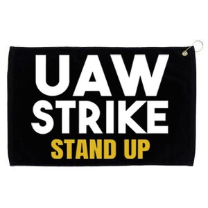 Uaw Strike Stand Up United Auto Workers Union Uaw Strong Red Grommeted Golf Towel