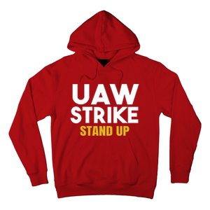 Uaw Strike Stand Up United Auto Workers Union Uaw Strong Red Hoodie