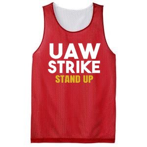 Uaw Strike Stand Up United Auto Workers Union Uaw Strong Red Mesh Reversible Basketball Jersey Tank