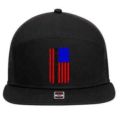 Unity Stars Stripes 7 Panel Mesh Trucker Snapback Hat