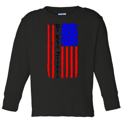 Unity Stars Stripes Toddler Long Sleeve Shirt