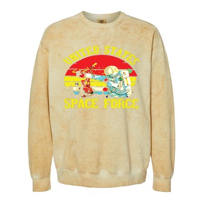 United States Space Force Colorblast Crewneck Sweatshirt