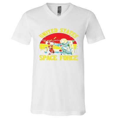 United States Space Force V-Neck T-Shirt