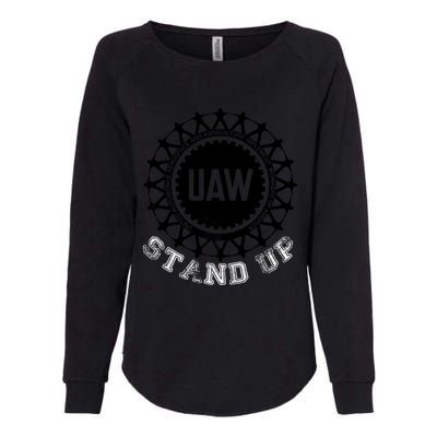 Uaw Strike Stand Up Uaw United Auto Workers Union Uaw Red Womens California Wash Sweatshirt