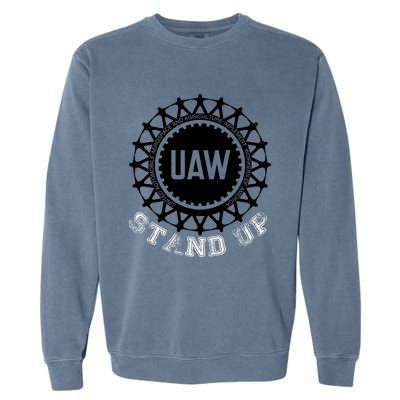 Uaw Strike Stand Up Uaw United Auto Workers Union Uaw Red Garment-Dyed Sweatshirt