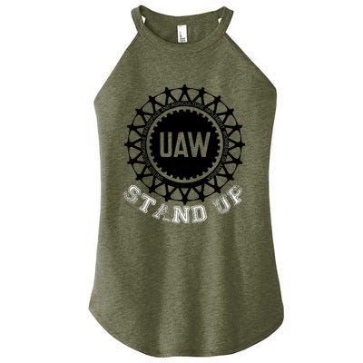 Uaw Strike Stand Up Uaw United Auto Workers Union Uaw Red Women's Perfect Tri Rocker Tank