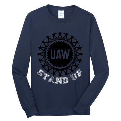 Uaw Strike Stand Up Uaw United Auto Workers Union Uaw Red Tall Long Sleeve T-Shirt