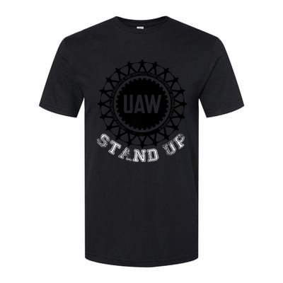 Uaw Strike Stand Up Uaw United Auto Workers Union Uaw Red Softstyle CVC T-Shirt