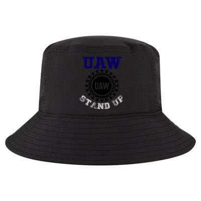 Uaw Strike Stand Up United Auto Workers Union Uaw Red Trending Cool Comfort Performance Bucket Hat