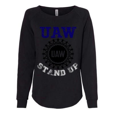 Uaw Strike Stand Up United Auto Workers Union Uaw Red Trending Womens California Wash Sweatshirt