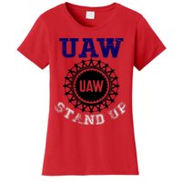 Uaw Strike Stand Up United Auto Workers Union Uaw Red Trending Women's T-Shirt