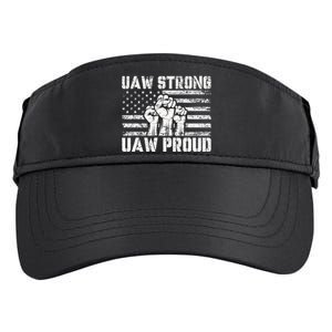 UAW Strong Solidarity UAW Proud Union UAW Laborer Worker Adult Drive Performance Visor