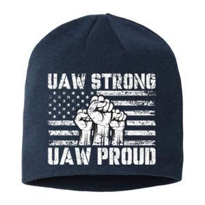 UAW Strong Solidarity UAW Proud Union UAW Laborer Worker Sustainable Beanie