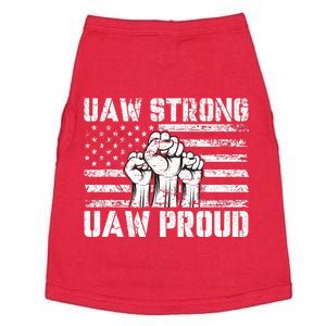 UAW Strong Solidarity UAW Proud Union UAW Laborer Worker Doggie Tank