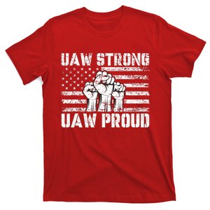 UAW Strong Solidarity UAW Proud Union UAW Laborer Worker T-Shirt