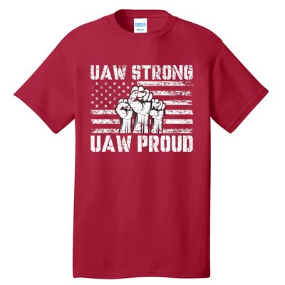 UAW Strong Solidarity UAW Proud Union UAW Laborer Worker Tall T-Shirt