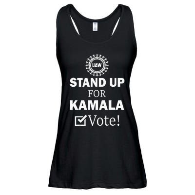 Uaw Strike Stand Up For Kamala Vote Uaw Red Ladies Essential Flowy Tank