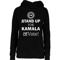 Uaw Strike Stand Up For Kamala Vote Uaw Red Womens Funnel Neck Pullover Hood