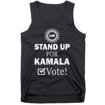 Uaw Strike Stand Up For Kamala Vote Uaw Red Tank Top