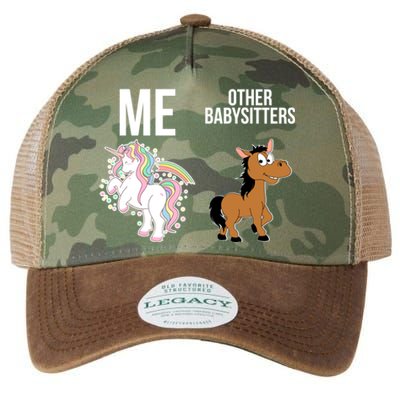 Unicorn Sitter Sitting Sitters Meaningful Gift Legacy Tie Dye Trucker Hat