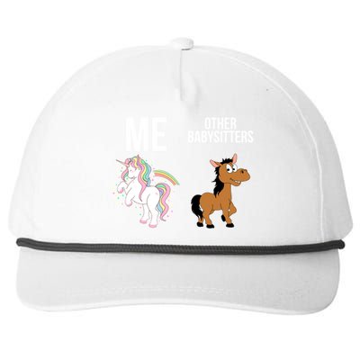 Unicorn Sitter Sitting Sitters Meaningful Gift Snapback Five-Panel Rope Hat