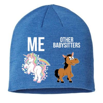 Unicorn Sitter Sitting Sitters Meaningful Gift Sustainable Beanie