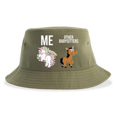 Unicorn Sitter Sitting Sitters Meaningful Gift Sustainable Bucket Hat