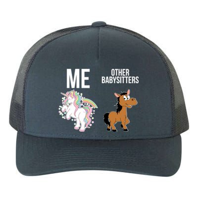 Unicorn Sitter Sitting Sitters Meaningful Gift Yupoong Adult 5-Panel Trucker Hat