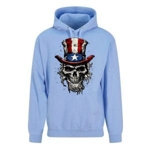 uncle sam skull Unisex Surf Hoodie