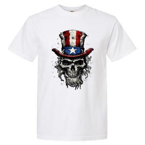 uncle sam skull Garment-Dyed Heavyweight T-Shirt