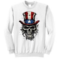 uncle sam skull Sweatshirt