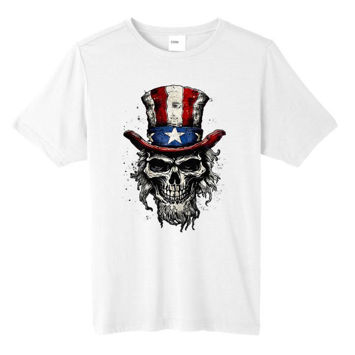 uncle sam skull Tall Fusion ChromaSoft Performance T-Shirt