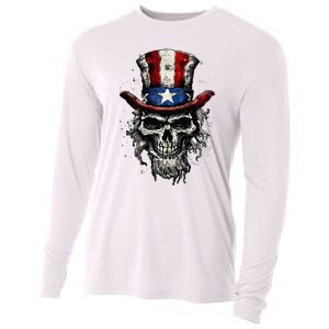 uncle sam skull Cooling Performance Long Sleeve Crew