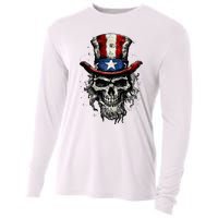 uncle sam skull Cooling Performance Long Sleeve Crew