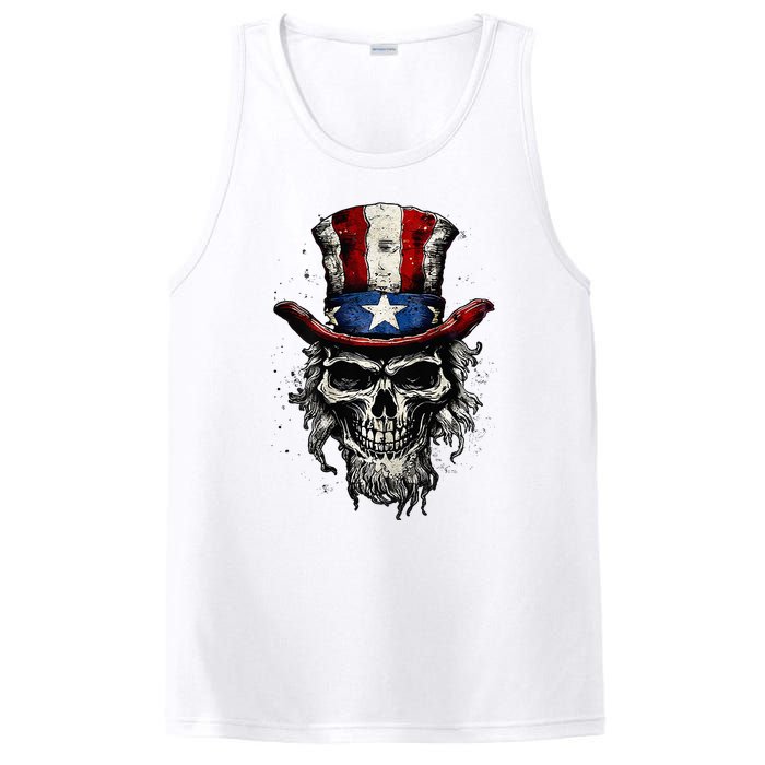 uncle sam skull PosiCharge Competitor Tank