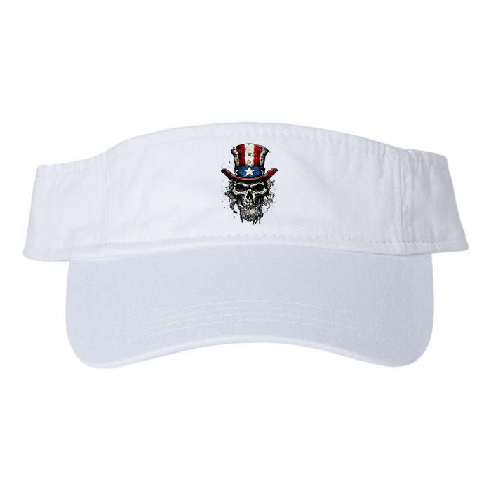 uncle sam skull Valucap Bio-Washed Visor