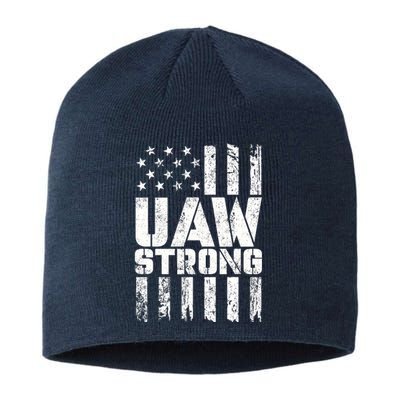 UAW Strong Solidarity UAW Proud Union UAW Laborer Worker Sustainable Beanie