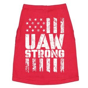 UAW Strong Solidarity UAW Proud Union UAW Laborer Worker Doggie Tank