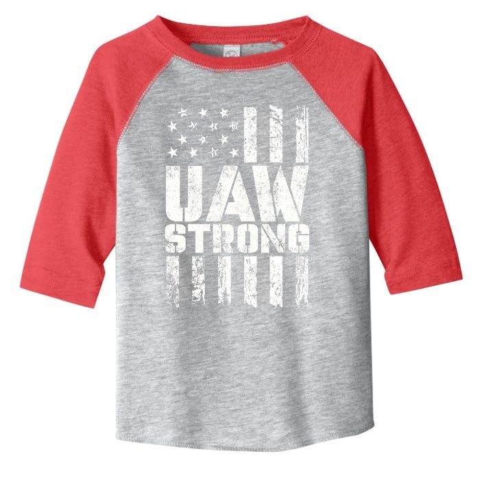 UAW Strong Solidarity UAW Proud Union UAW Laborer Worker Toddler Fine Jersey T-Shirt