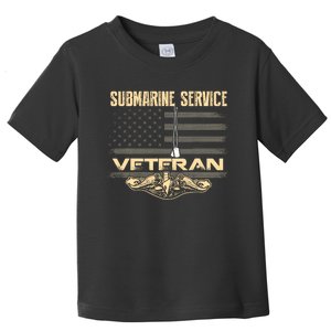 Us Submarine Service Veteran For Veteran Submariner Toddler T-Shirt