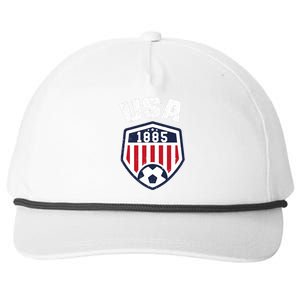 USA Soccer Shirt 1885 American Soccer USA Jersey Fan Snapback Five-Panel Rope Hat