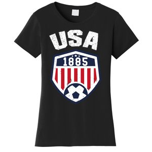 USA Soccer Shirt 1885 American Soccer USA Jersey Fan Women's T-Shirt