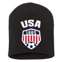 USA Soccer Shirt 1885 American Soccer USA Jersey Fan Short Acrylic Beanie