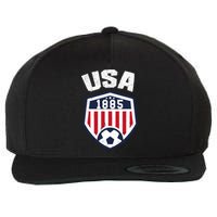 USA Soccer Shirt 1885 American Soccer USA Jersey Fan Wool Snapback Cap