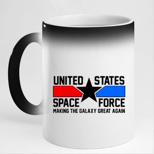 USSF Making The Galaxy Great Again 11oz Black Color Changing Mug